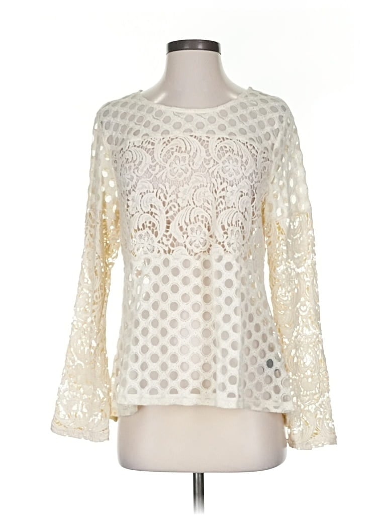 Pre-owned Sunday In Brooklyn Long Sleeve Blouse In White