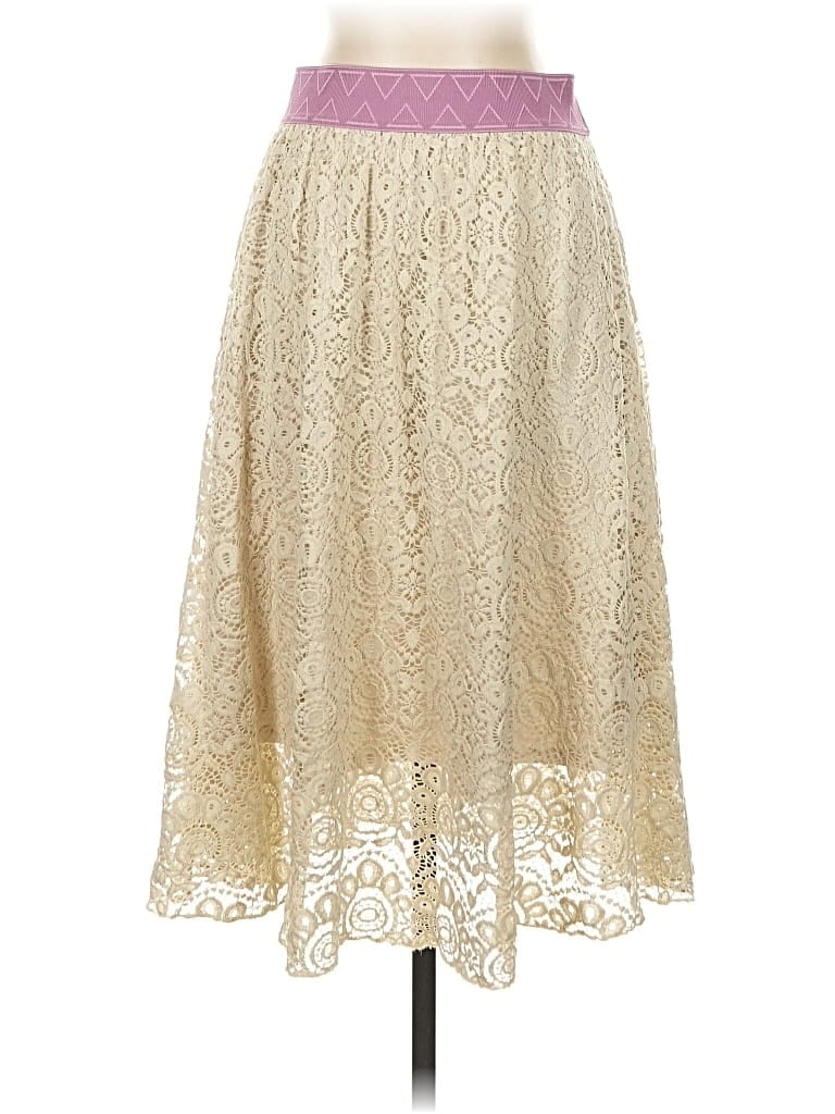 Pre-owned Lularoe Formal Skirt In White