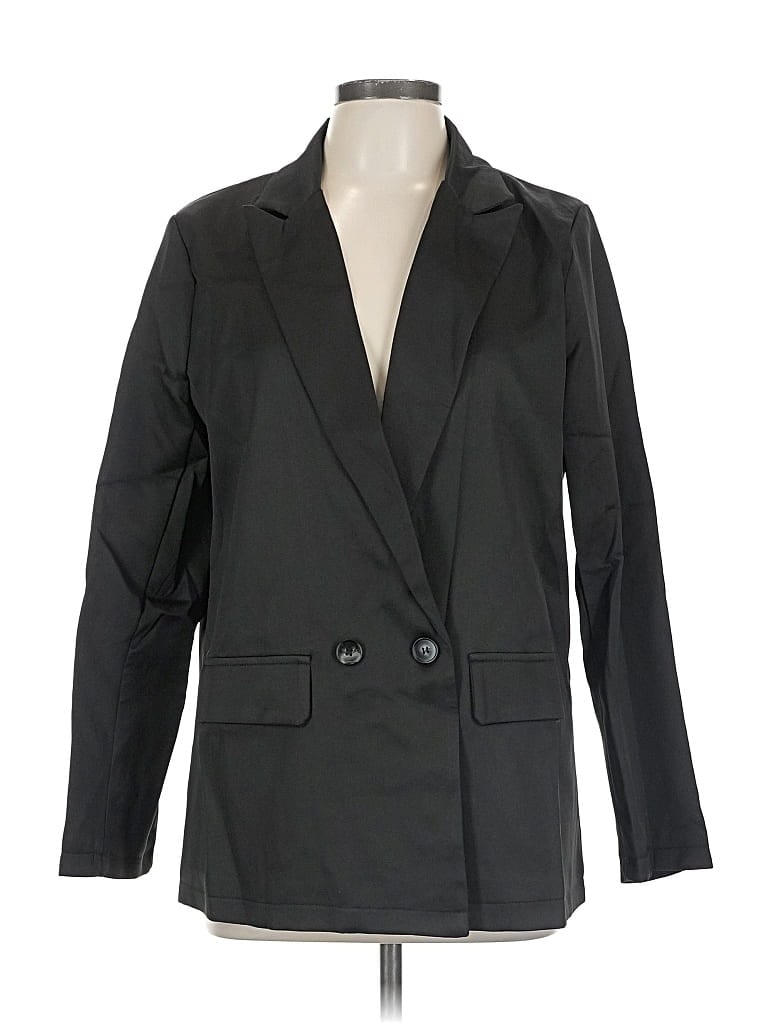 Pre-owned Unbranded Blazer Jacket In Black