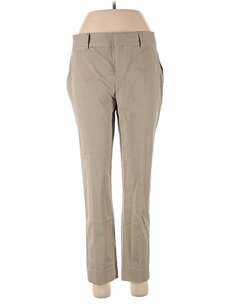 Pre-owned Crown & Ivy Khaki Pant In Brown