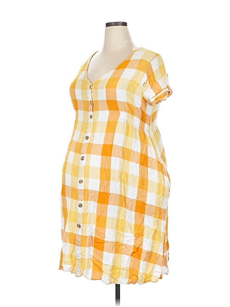 Pre-owned Isabel Maternity Casual Dress In Yellow