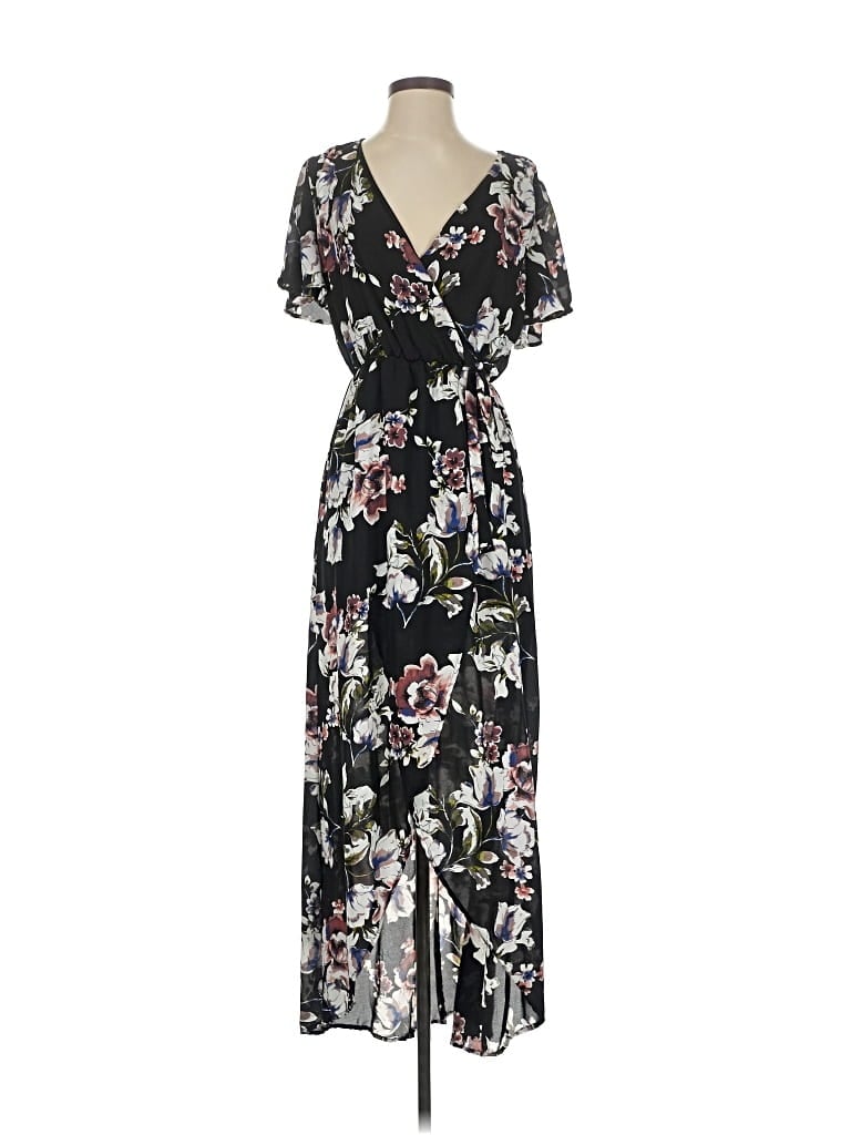 Pre-owned Altar'd State Casual Dress In Black