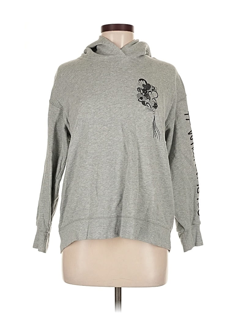 Pre-owned Ut For Uniqlo Pullover Hoodie In Gray