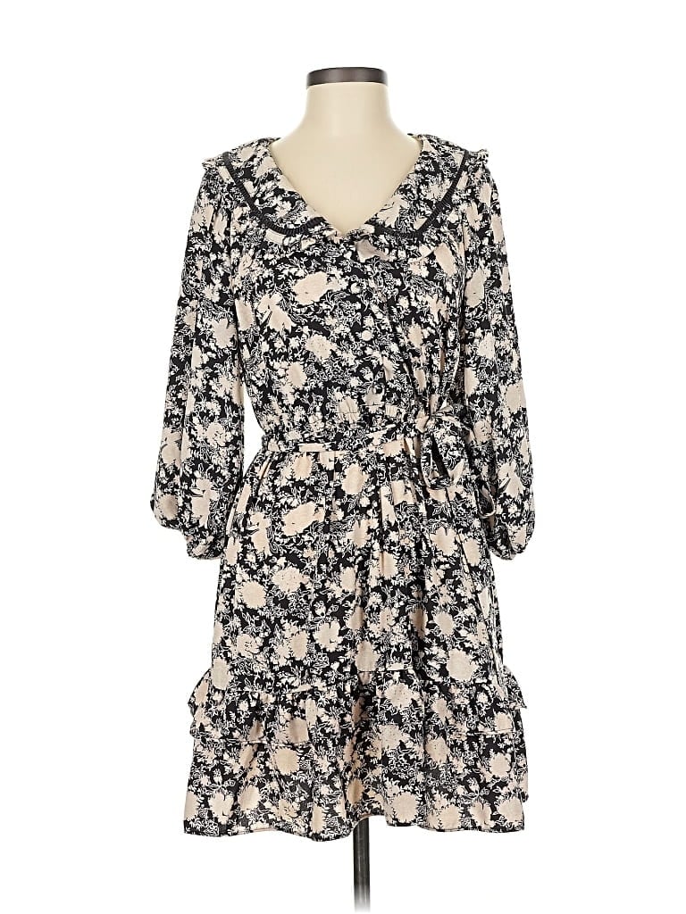 Pre-owned Lc Lauren Conrad Casual Dress In White