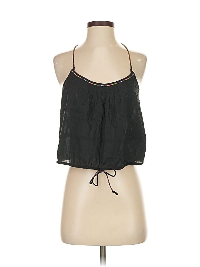 Pre-owned American Eagle Outfitters Sleeveless Blouse In Black
