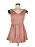 Eyeshadow 100% Polyester Brown Casual Dress Size M - photo 1