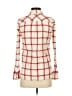 J.Crew Plaid Red Long Sleeve Button-Down Shirt Size 00 - photo 2