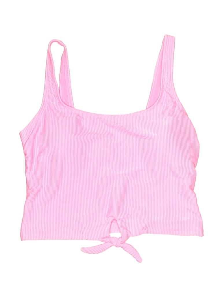 Pre-owned Ninety-nine Degrees Swimsuit Top Pink Swimwear