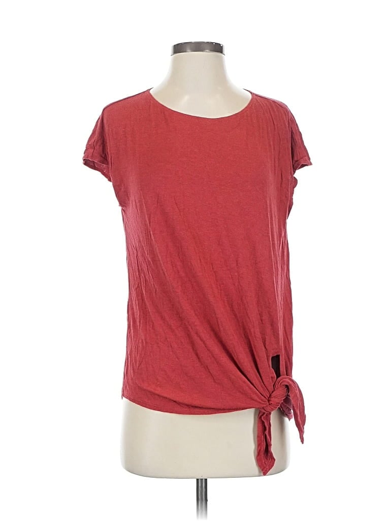 Pre-owned Max Studio Short Sleeve T-shirt In Red