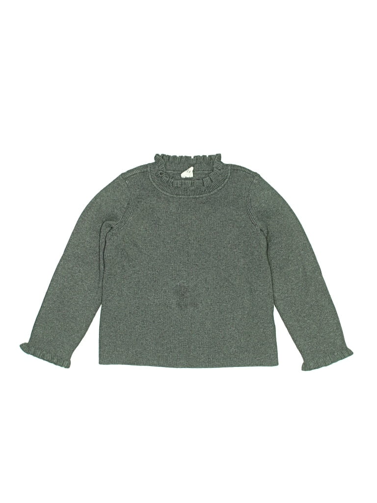 Pre-owned Baby Gap Kids' Turtleneck Sweater In Green