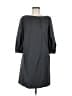 Abaete 100% Wool Chevron-herringbone Gray Casual Dress Size 8 - photo 1