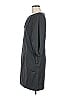 Abaete 100% Wool Chevron-herringbone Gray Casual Dress Size 8 - photo 5