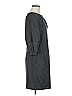 Abaete 100% Wool Chevron-herringbone Gray Casual Dress Size 8 - photo 4