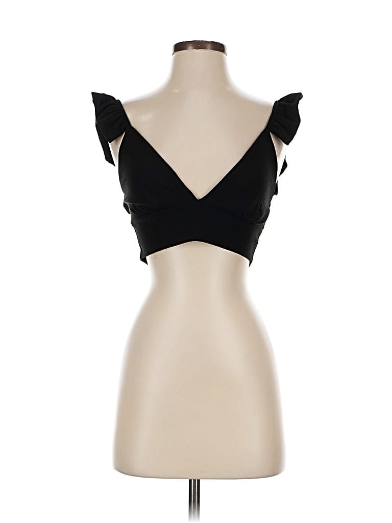 Pre-owned Shein Tank Top Black Sweetheart Neckline Tops