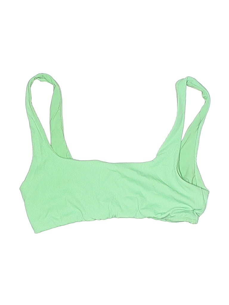 Pre-owned Year Of Ours Swimsuit Top Green Swimwear