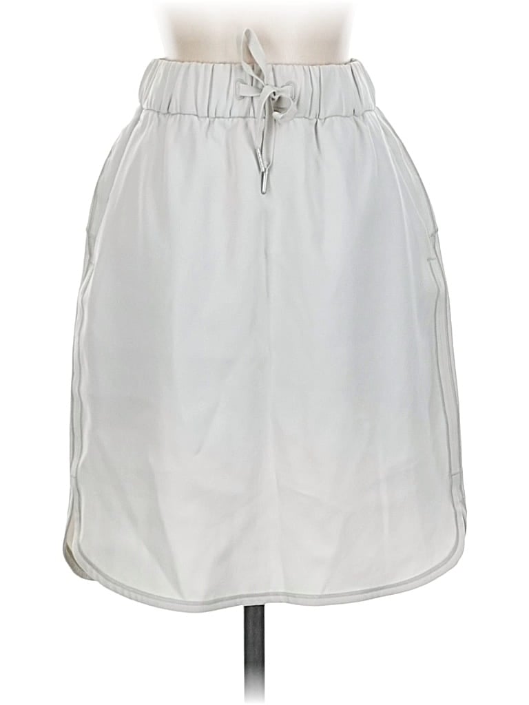 Pre-owned Lululemon Lab Casual Skirt In White