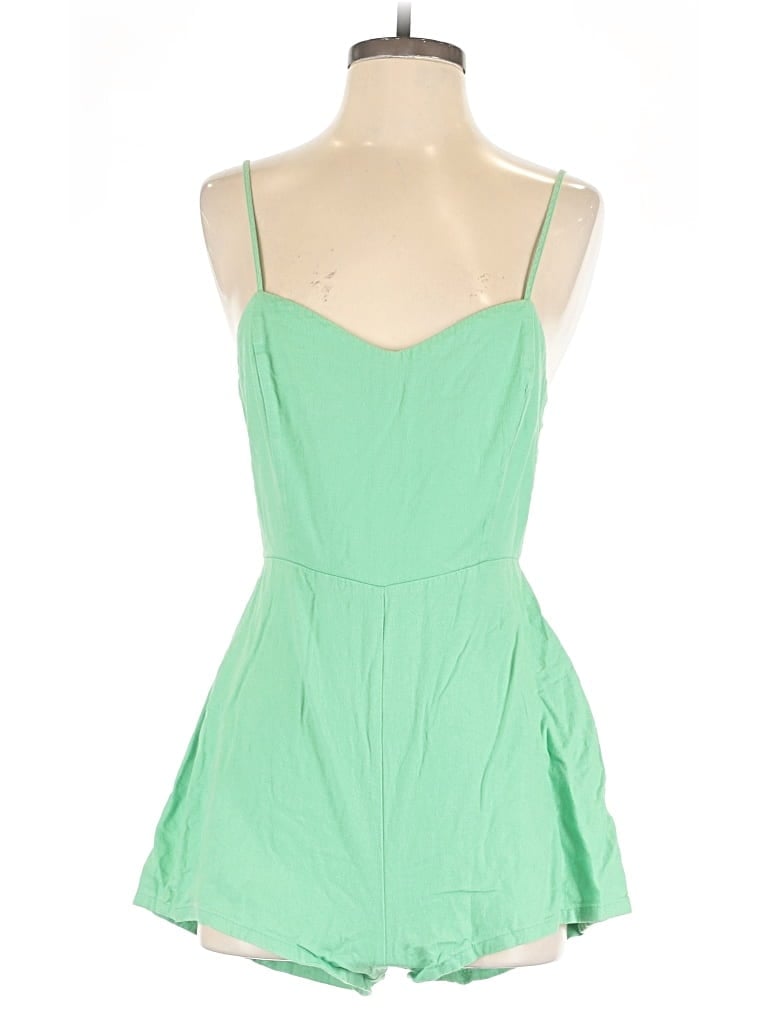 Pre-owned Forever 21 Romper In Green