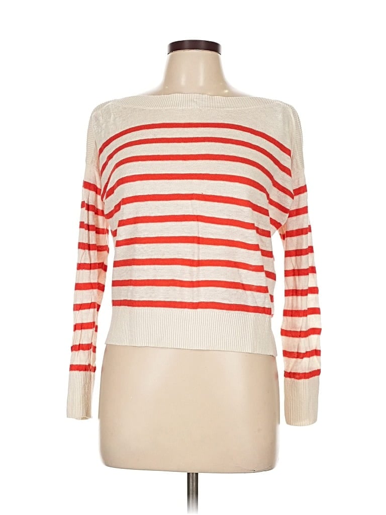 Pre-owned Banana Republic Pullover Sweater In Red