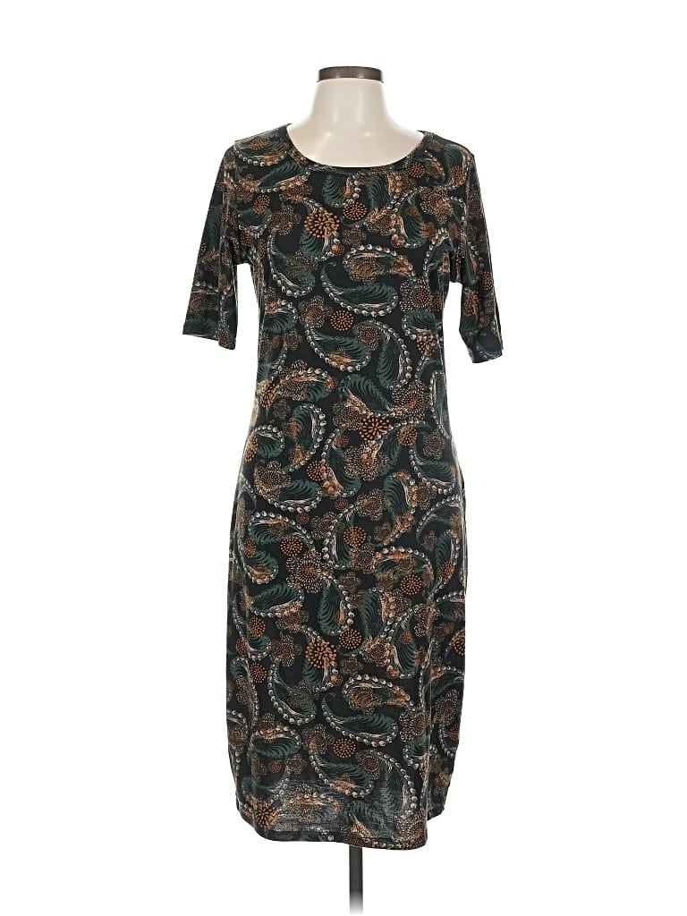 Pre-owned Lularoe Casual Dress In Brown