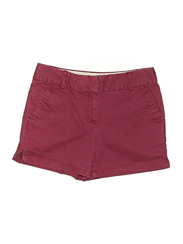 Pre-owned Ann Taylor Loft Shorts In Burgundy