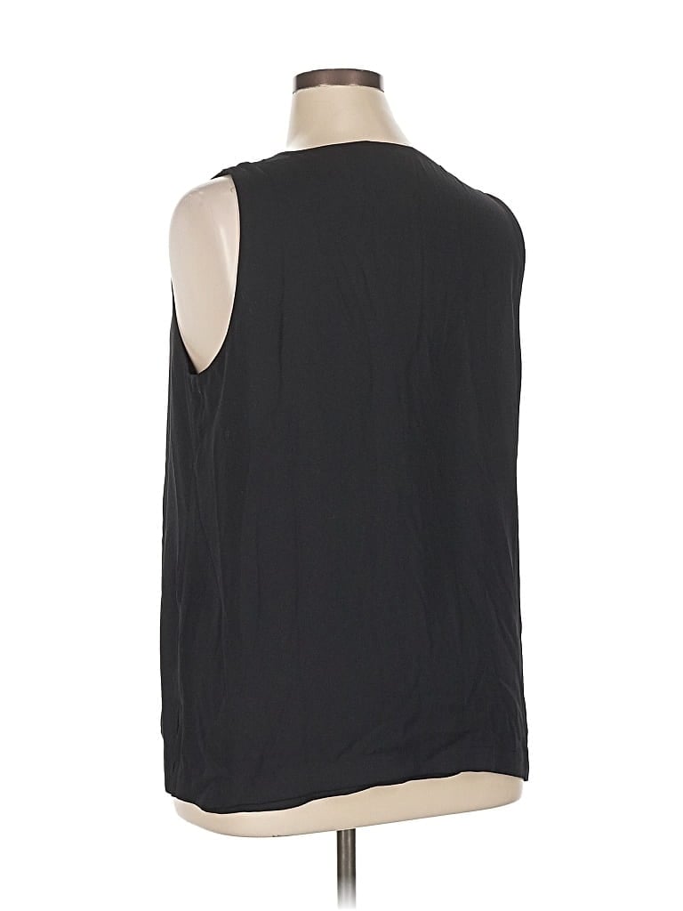 White House Black Market Sleeveless Blouse In Black