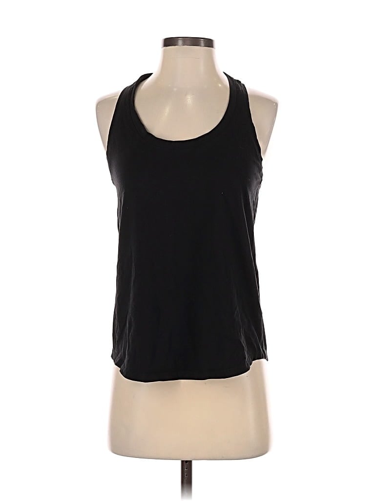 Pre-owned Lululemon Athletica Tank Top Black Halter Neckline Tops