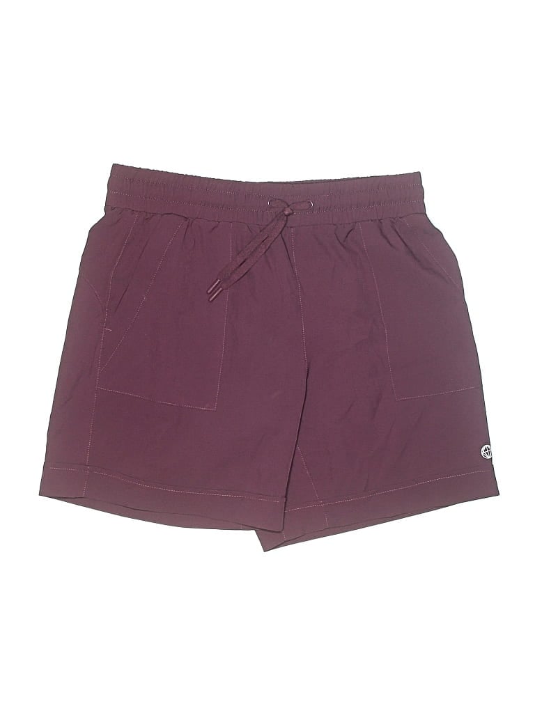 Pre-owned Mondetta Athletic Shorts In Burgundy