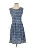 Max Studio Paisley Blue Casual Dress Size XS - photo 1