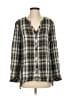 J.Jill 100% Rayon Gray Long Sleeve Blouse Size S - photo 1