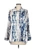 Wynne Layers 100% Polyester Blue 3/4 Sleeve Blouse Size M - photo 1