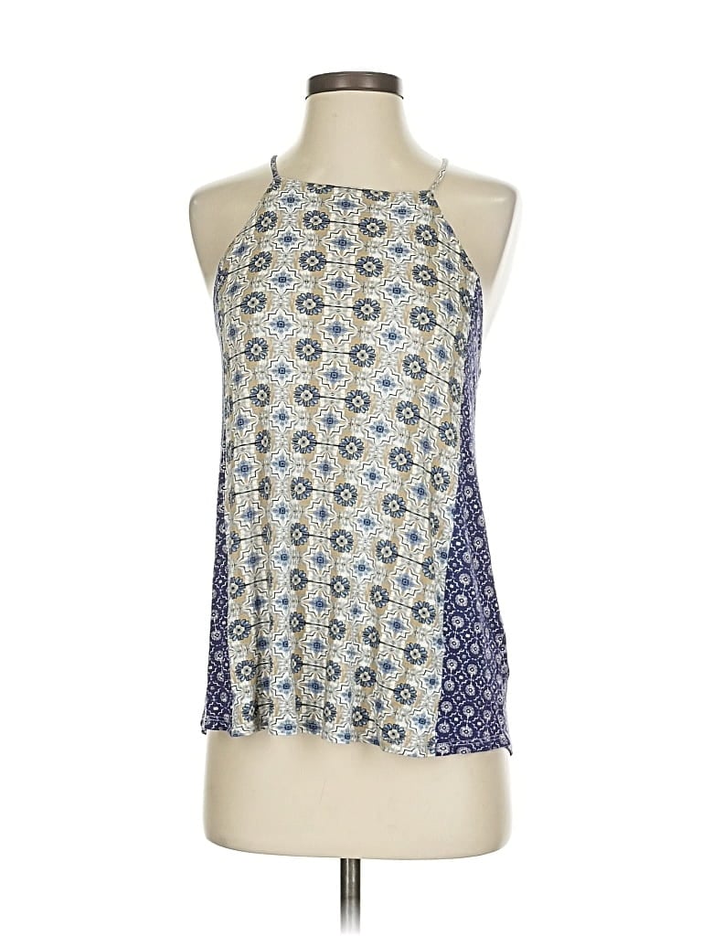 EN ELLY Pre-owned Sleeveless Blouse In Blue