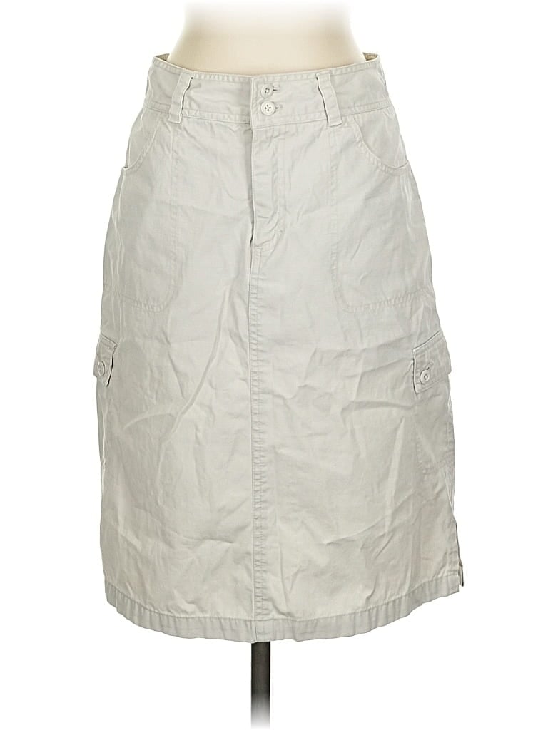 Pre-owned Eddie Bauer Casual Skirt In Gray