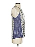 En Elly Blue Sleeveless Blouse Size S - photo 4