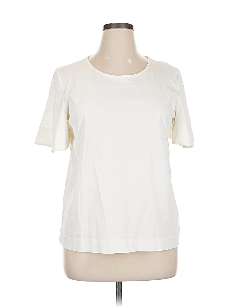 Click to view more detailed imagery on our partner's website Pre-owned Ann Taylor Short Sleeve T-shirt In White