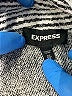 Express Stripes Gray Blazer Size XS - photo 6
