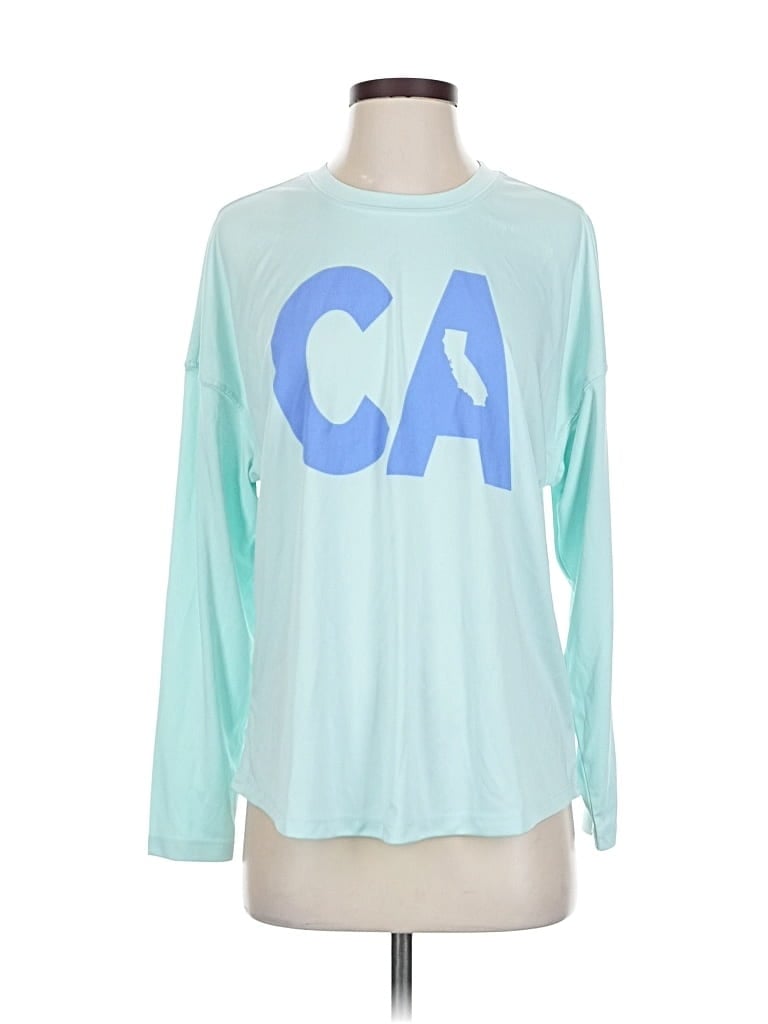 Pre-owned State Of Mine Long Sleeve T-shirt In Blue