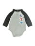 Garanimals Graphic Gray Long Sleeve Onesie Size 6-9 mo - photo 1