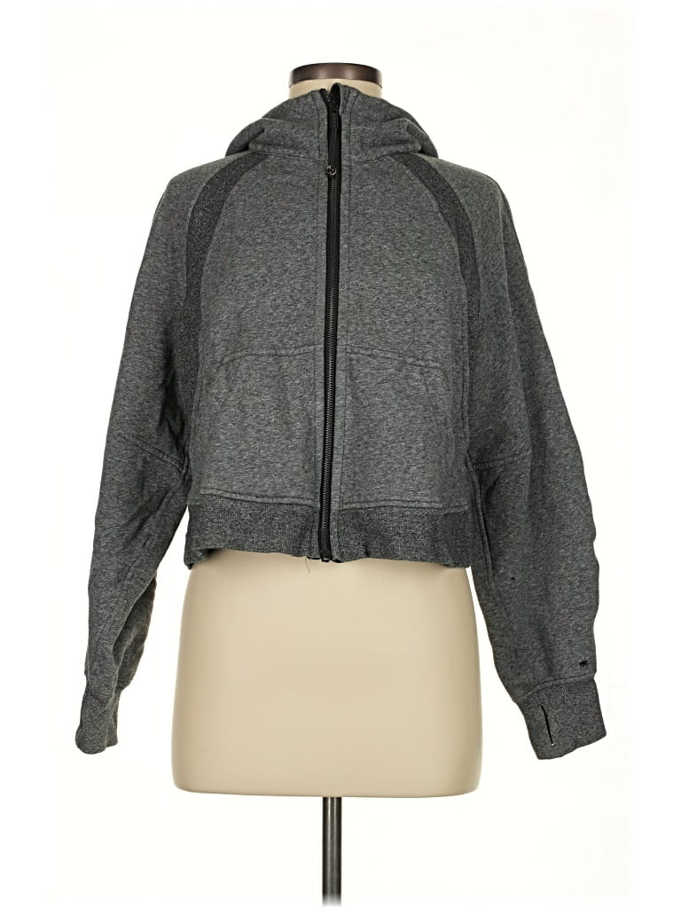 Pre-owned Lululemon Athletica Jacket In Gray