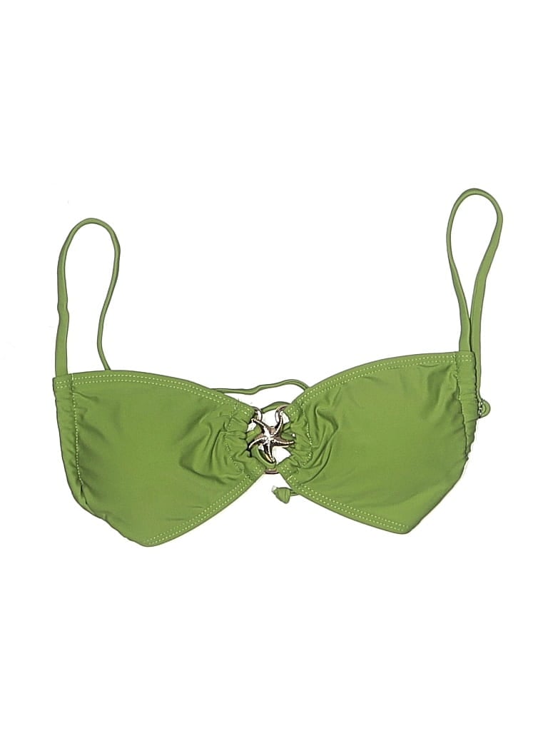 Pre-owned Unbranded Swimsuit Top Green Swimwear