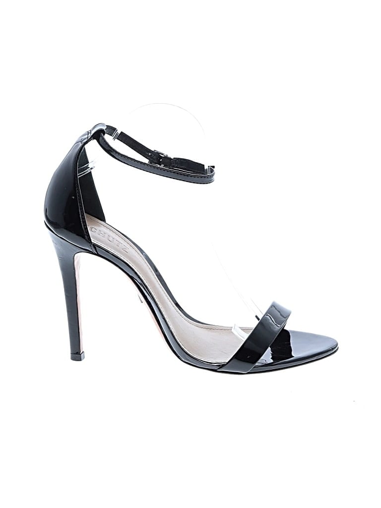 Pre-owned Schutz Heels In Black