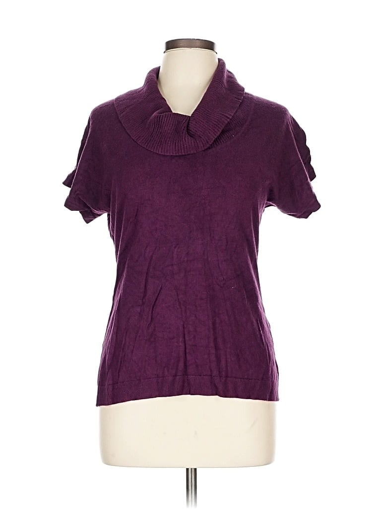 Pre-owned Express Pullover Sweater In Purple