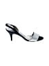 Magrit Stripes Silver Black Heels Size EU 39 - photo 1