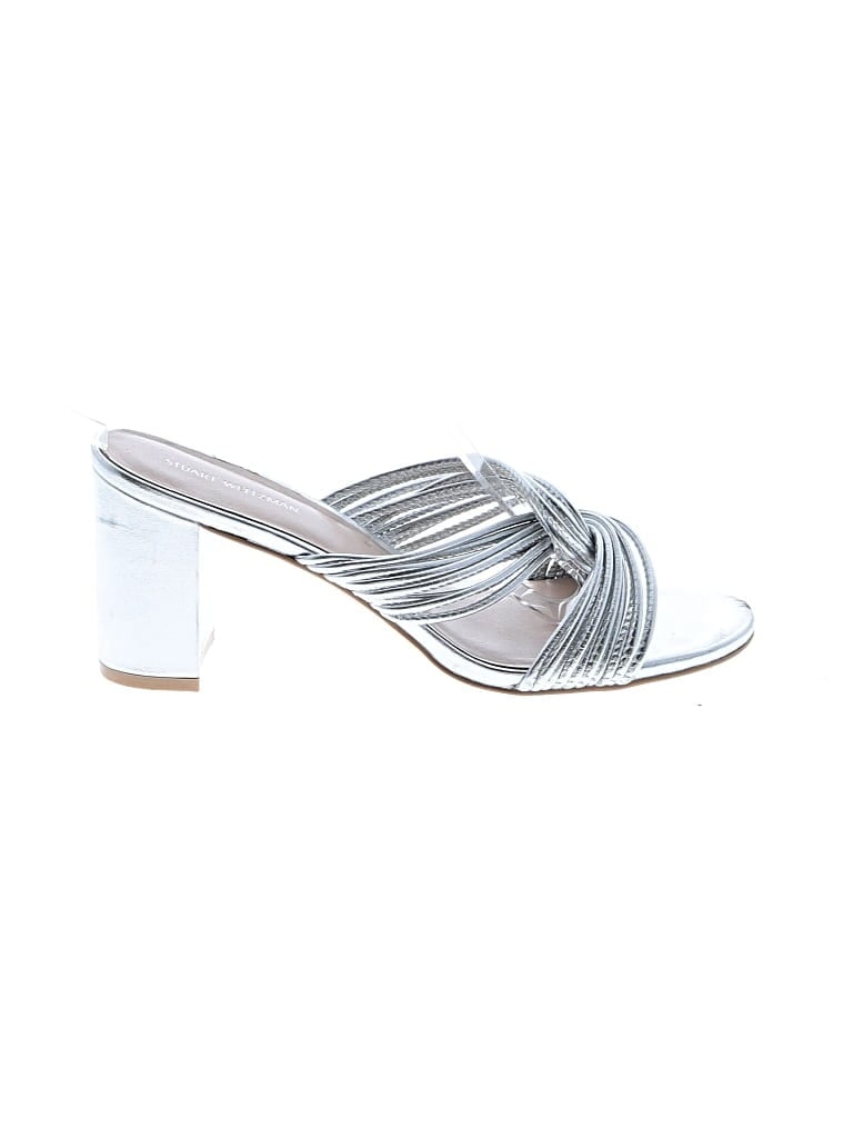 Pre-owned Stuart Weitzman Heels In Silver