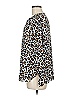 MICHAEL Michael Kors Animal Print Brown 3/4 Sleeve Blouse Size M - photo 5