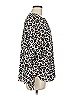 MICHAEL Michael Kors Animal Print Brown 3/4 Sleeve Blouse Size M - photo 4