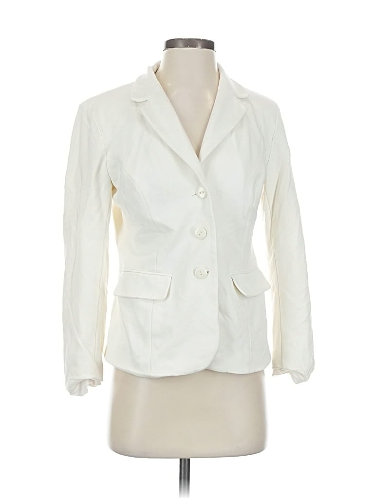 Pre-owned Unbranded Blazer Jacket In White