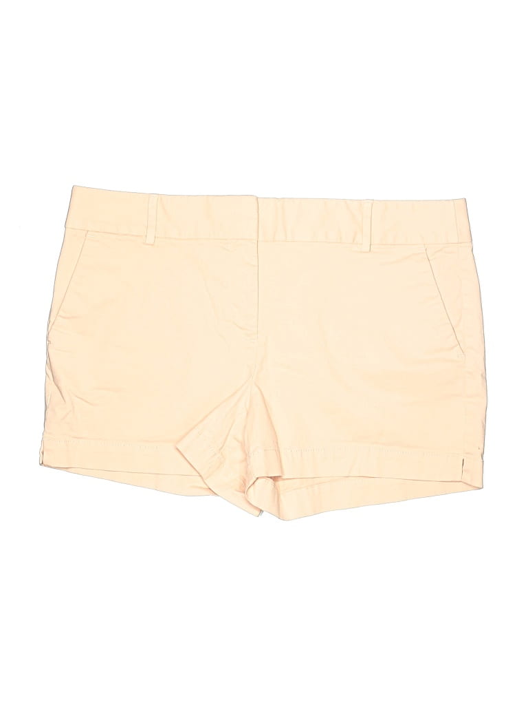 Pre-owned Ann Taylor Loft Khaki Shorts In Yellow