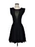 Bebe Solid Black Cocktail Dress Size XS - photo 1