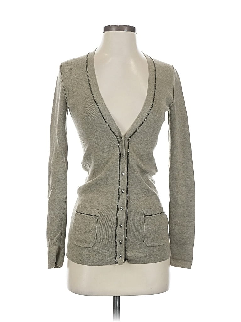 BANANA REPUBLIC Pre-owned Cardigan Sweater In Gray