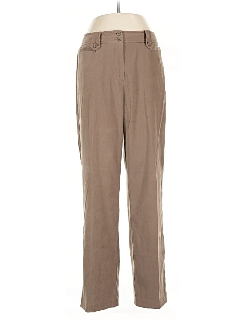 Pre-owned Dressbarn Casual Pants In Brown